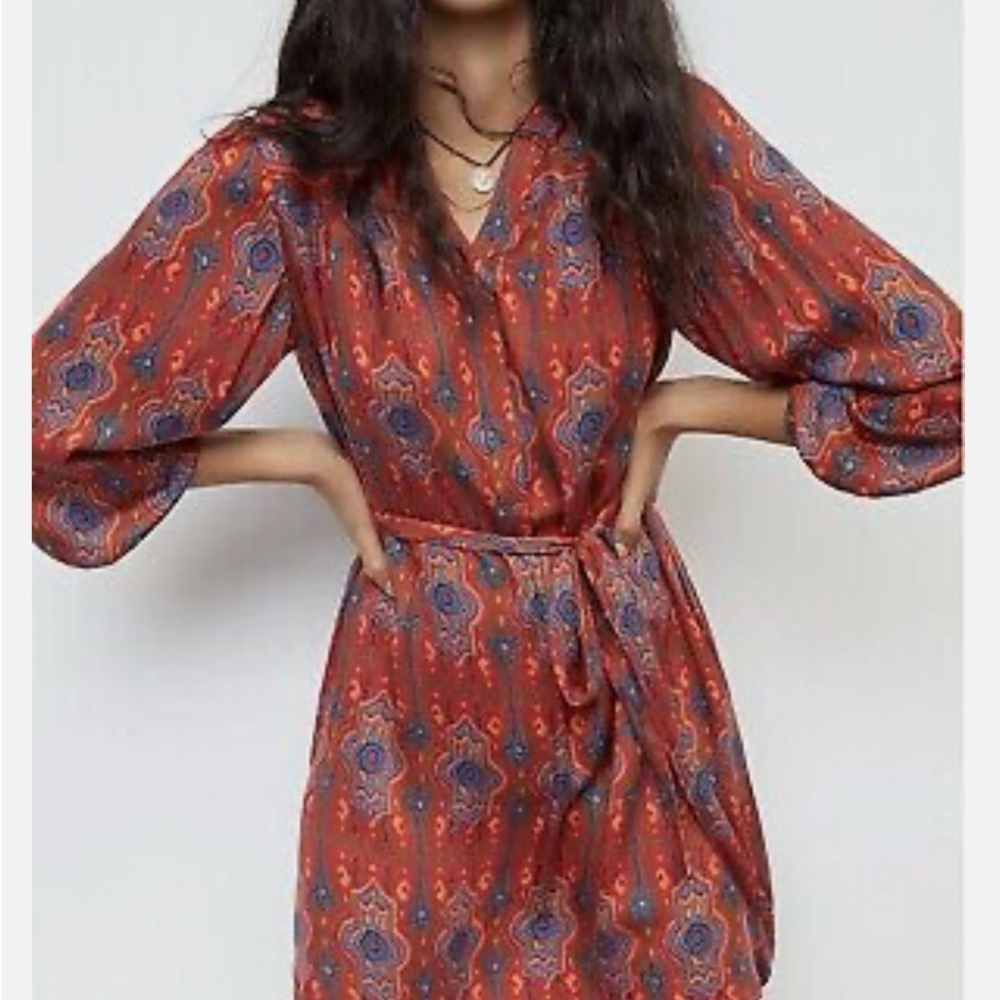 Anthropologie Tiny Brand, Dress Size S Aztec Print